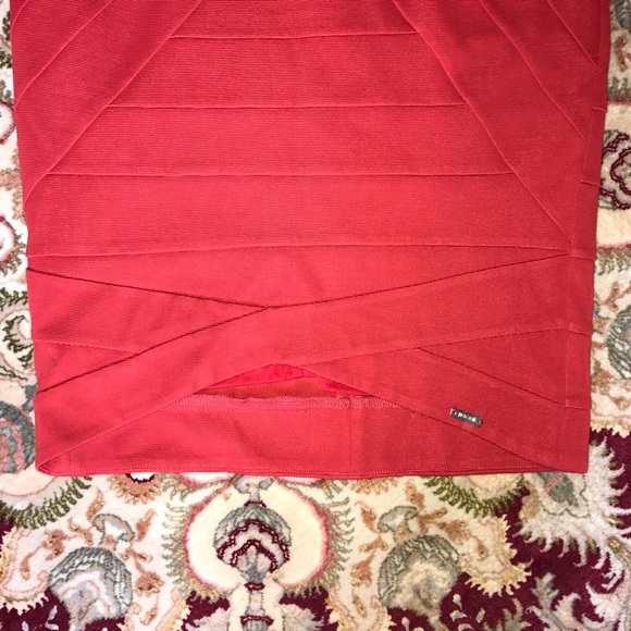 Just Cavalli red/orange bandage style dress - Picture 2 of 7